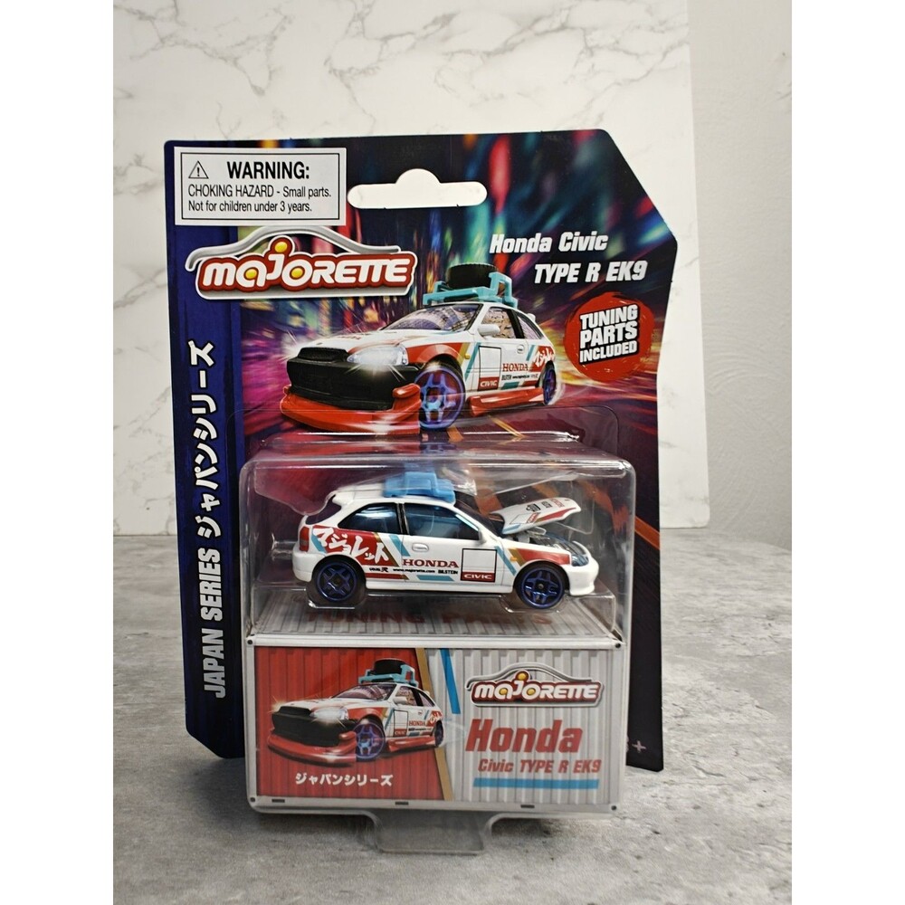 Majorette Diecast Honda Civic Type R EK9 1/64 Scale Tuner Japan Series Sealed